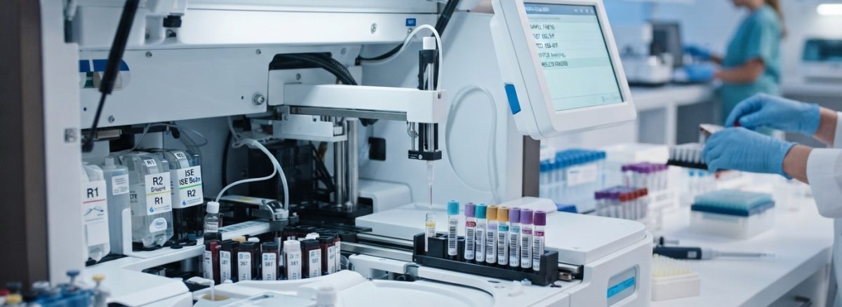 Medical laboratory equipment used for preventive care and routine health screenings to detect serious health problems early.