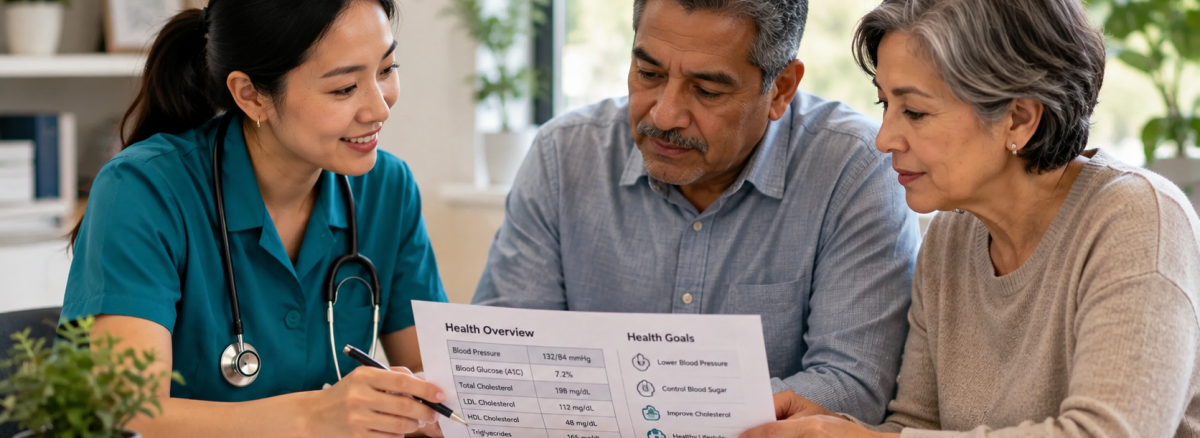 High blood pressure, diabetes, and high cholesterol management