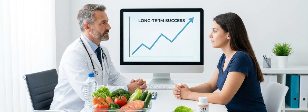 Medical weight loss programs provide personalized guidance for long-term weight management compared with crash diets